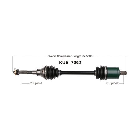 Wide Open OE Replacement CV Axle for KUBOTA FRONT RTVX900/1100/1120 KUB-7002